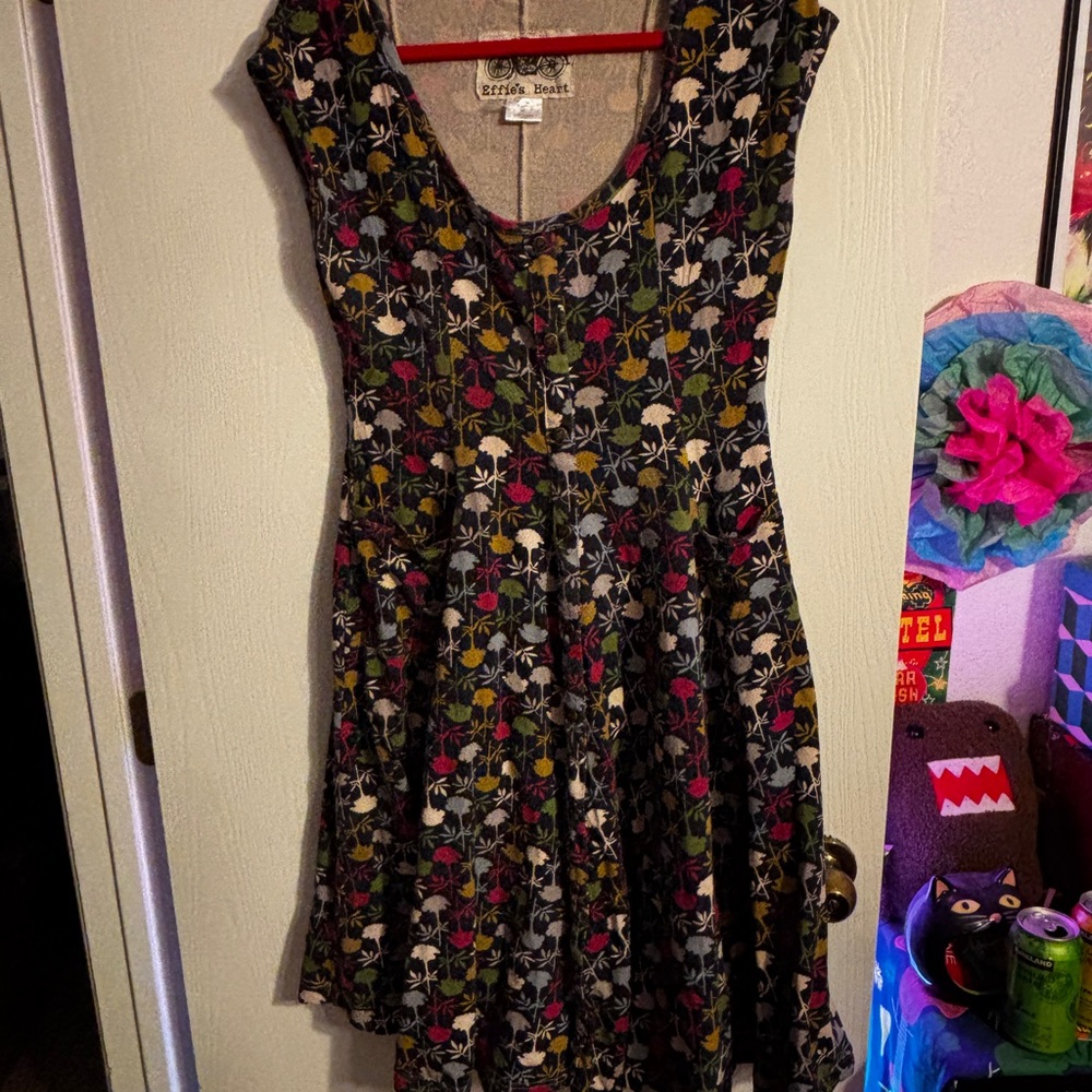 XL Effie's Heart Multicolor Floral Dress